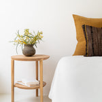 Bok side table - oak - round White Cliff Studio Side Table