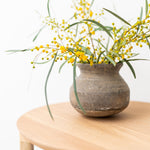 Bok side table - oak - round White Cliff Studio Side Table