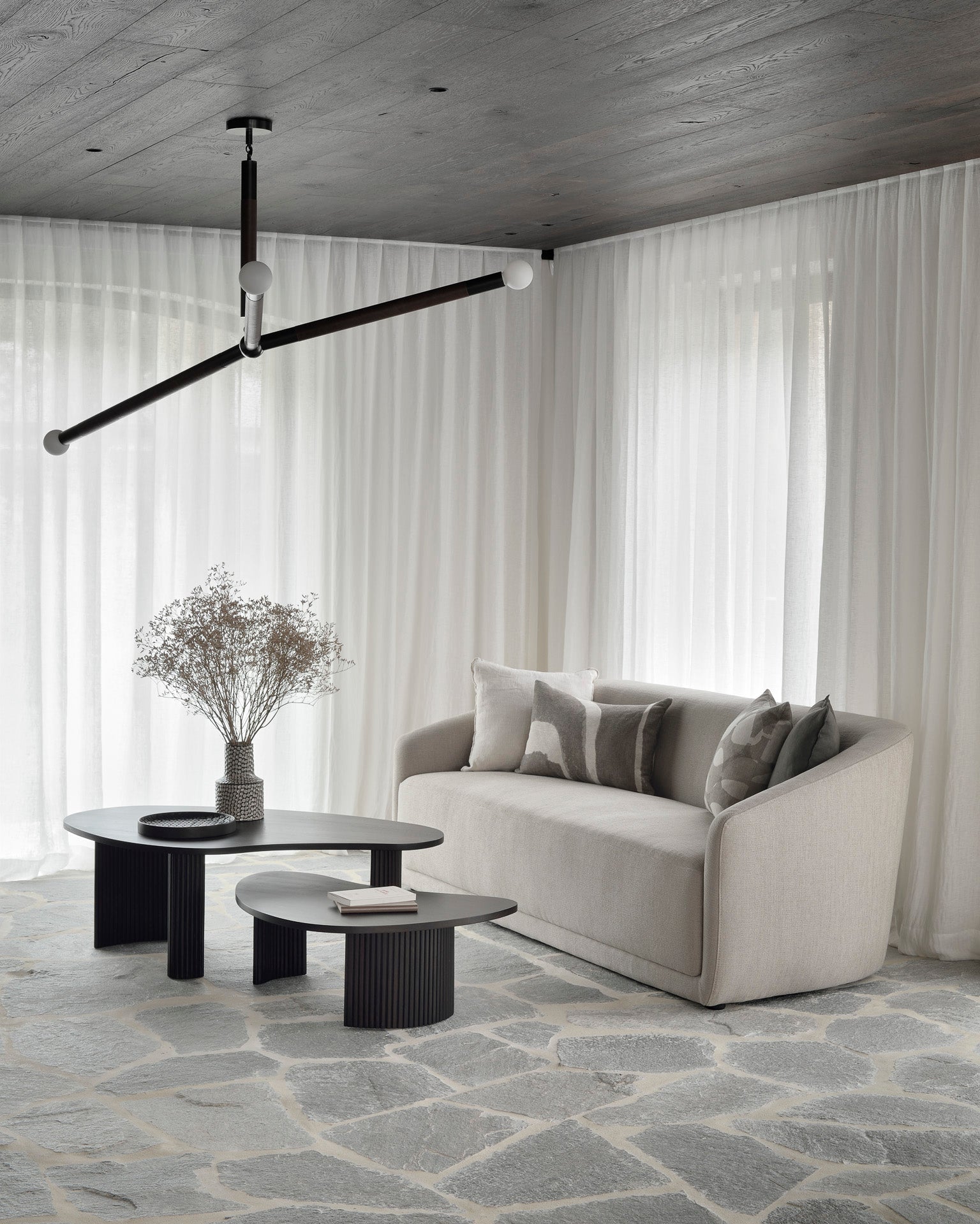 Boomerang Coffee Table White Cliff Studio Coffee Tables