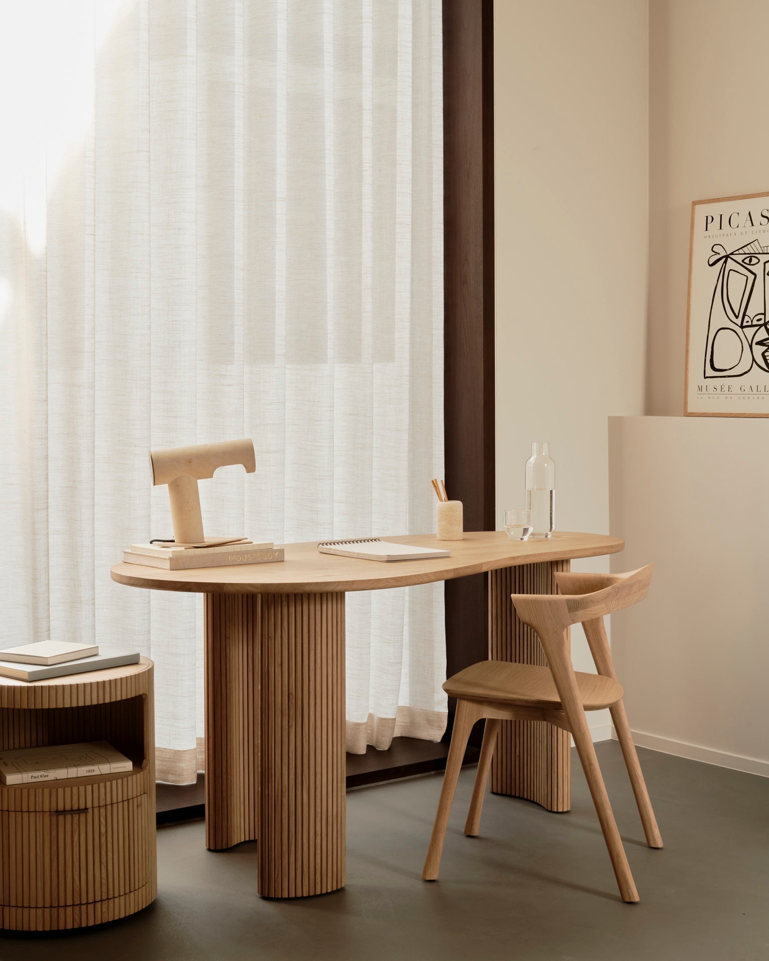 Boomerang Desk White Cliff Studio Desks