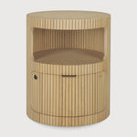 Boomerang drawer unit - oak - 1 drawer - with keylock White Cliff Studio Office Storage Drawers