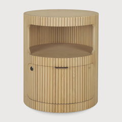 Boomerang drawer unit - oak - 1 drawer - with keylock White Cliff Studio Office Storage Drawers