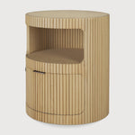 Boomerang drawer unit - oak - 1 drawer - with keylock White Cliff Studio Office Storage Drawers