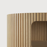 Boomerang drawer unit - oak - 1 drawer - with keylock White Cliff Studio Office Storage Drawers