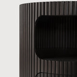 Boomerang drawer unit - varnished mahogany - dark brown - 1 drawer - with keylock White Cliff Studio Office Storage Drawers