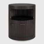 Boomerang drawer unit - varnished mahogany - dark brown - 1 drawer - with keylock White Cliff Studio Office Storage Drawers