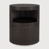 Boomerang drawer unit - varnished mahogany - dark brown - 1 drawer - with keylock White Cliff Studio Office Storage Drawers