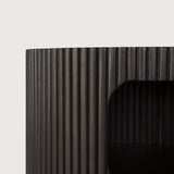 Boomerang drawer unit - varnished mahogany - dark brown - 1 drawer - with keylock White Cliff Studio Office Storage Drawers