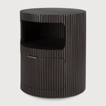 Boomerang drawer unit - varnished mahogany - dark brown - 1 drawer - with keylock White Cliff Studio Office Storage Drawers