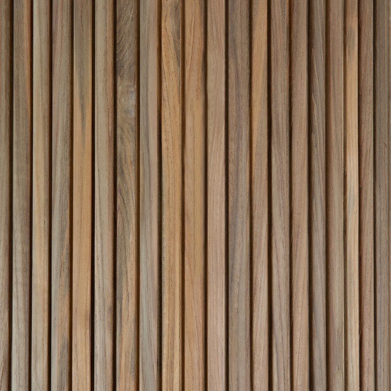 Boomerang outdoor coffee table - varnished concrete top - reclaimed teak base - Light Grey - pebble shape White Cliff Studio Outdoor Coffee Table