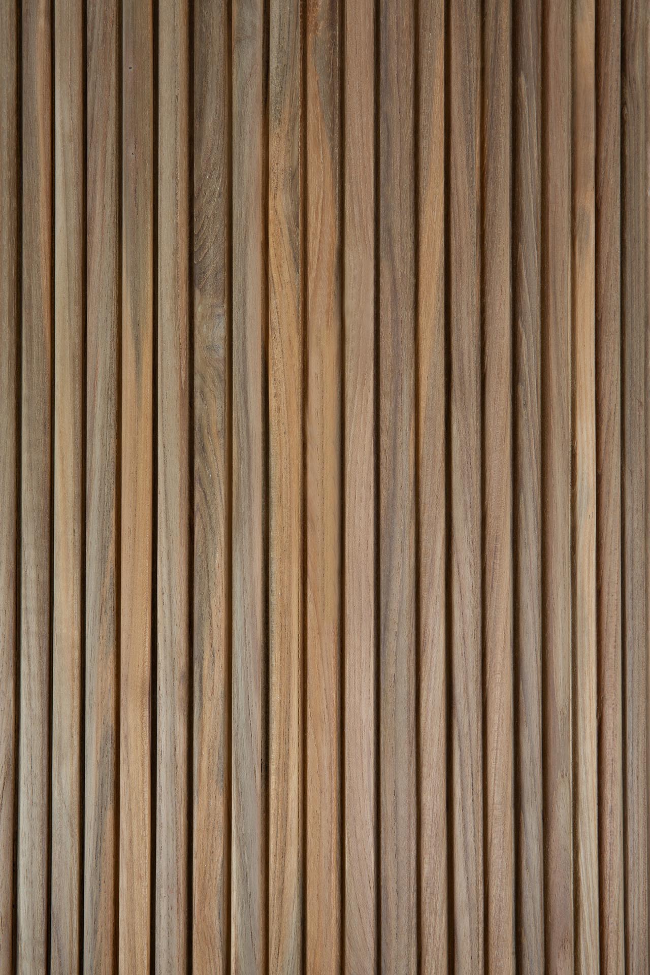 Boomerang outdoor coffee table - varnished concrete top - reclaimed teak base - Light Grey - pebble shape White Cliff Studio Outdoor Coffee Table