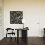 Bricks wall art - varnished wood - black - wooden frame - square White Cliff Studio Wall Decor & Art