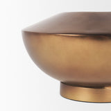 Brie Gold Vase Small