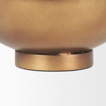 Brie Gold Vase Small