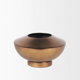 Brie Gold Vase Small