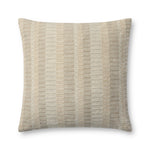 Brigette Romanek PBR0002 Natural / Ivory 22'' x 22'' Cover Only Pillow White Cliff Studio Throw Pillows