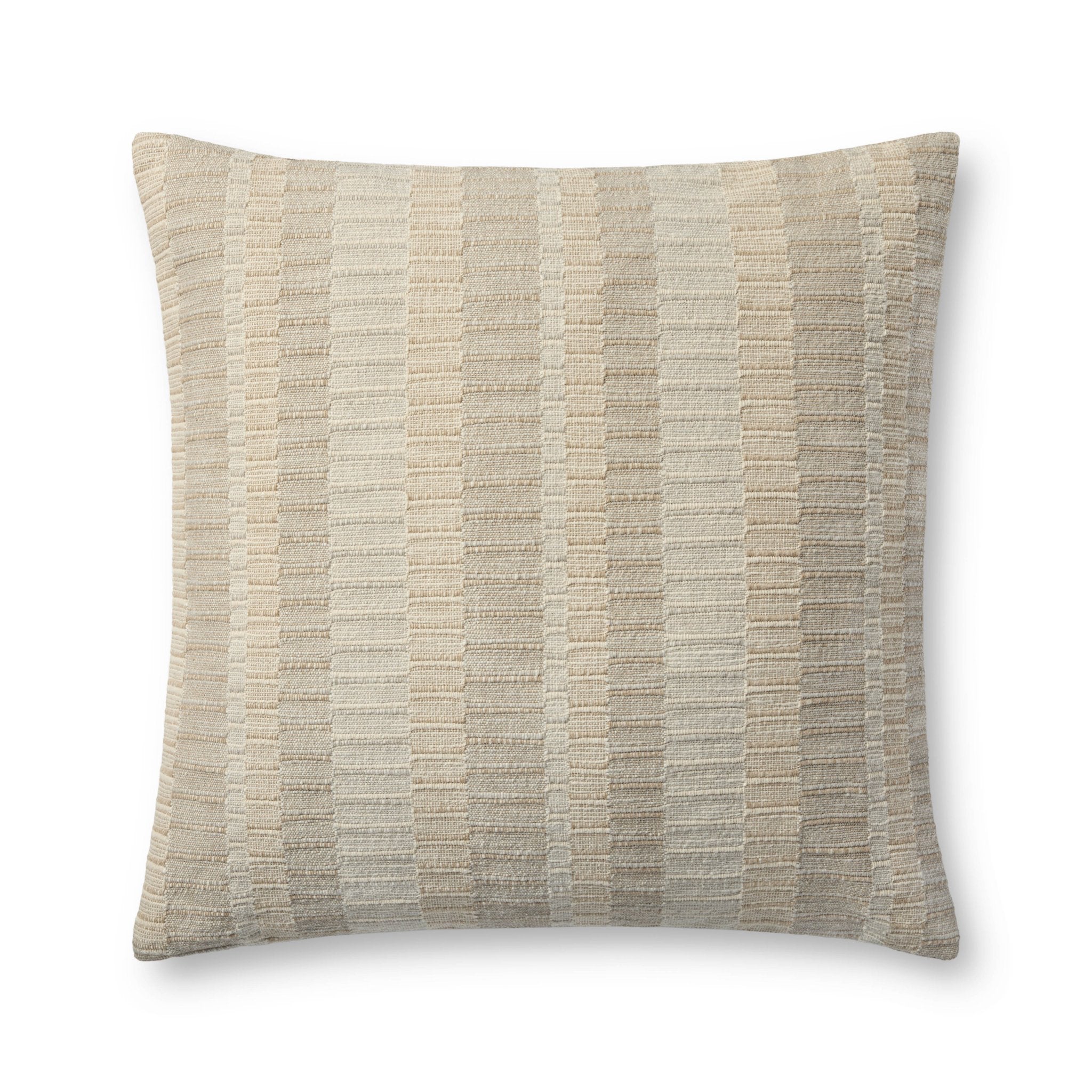 Brigette Romanek PBR0002 Natural / Ivory 22'' x 22'' Cover Only Pillow White Cliff Studio Throw Pillows