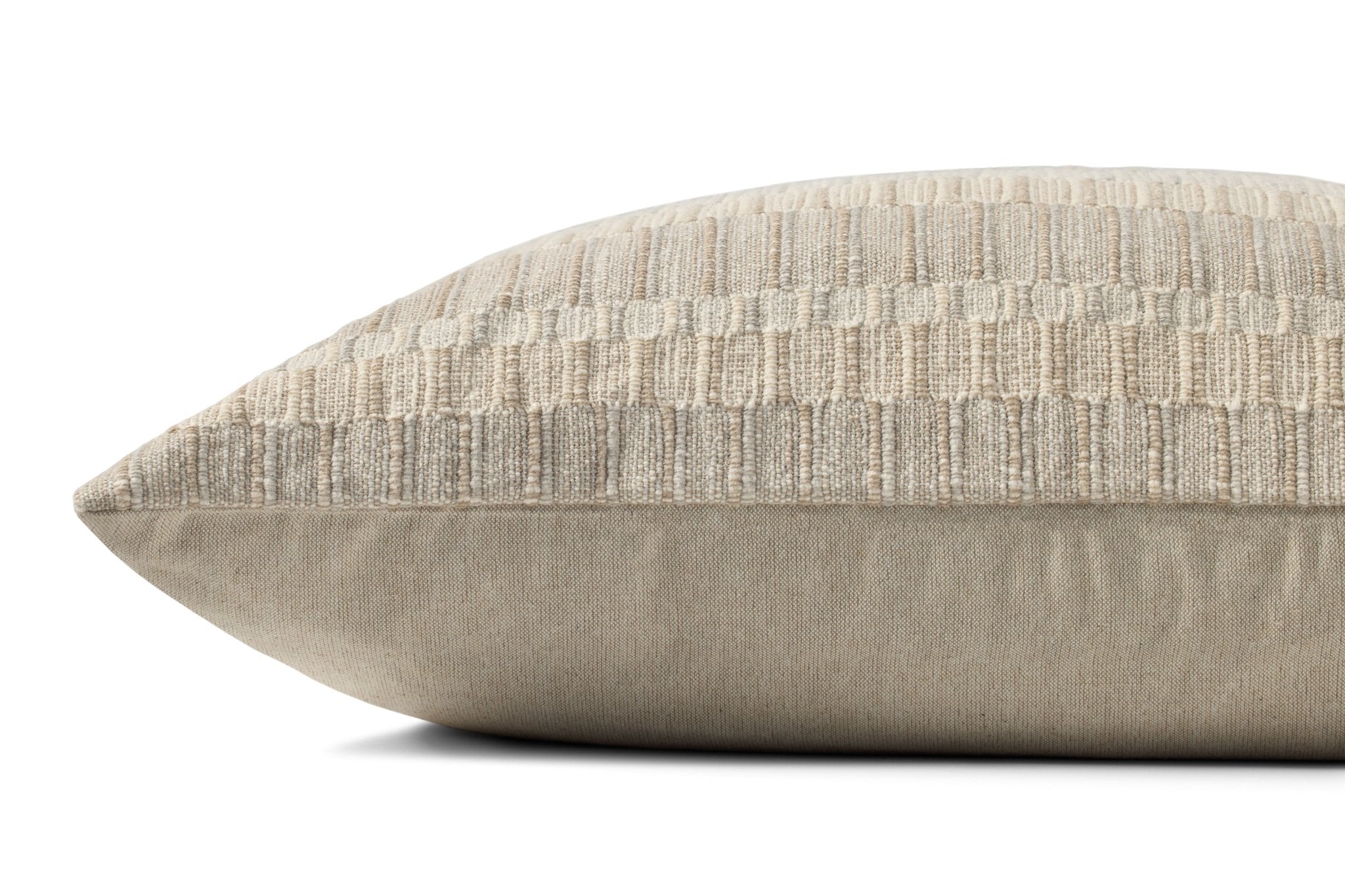 Brigette Romanek PBR0002 Natural / Ivory 22'' x 22'' Cover Only Pillow White Cliff Studio Throw Pillows