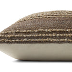 Brigette Romanek PBR0005 Brown / Natural 18'' x 18'' Cover Only Pillow White Cliff Studio Throw Pillows