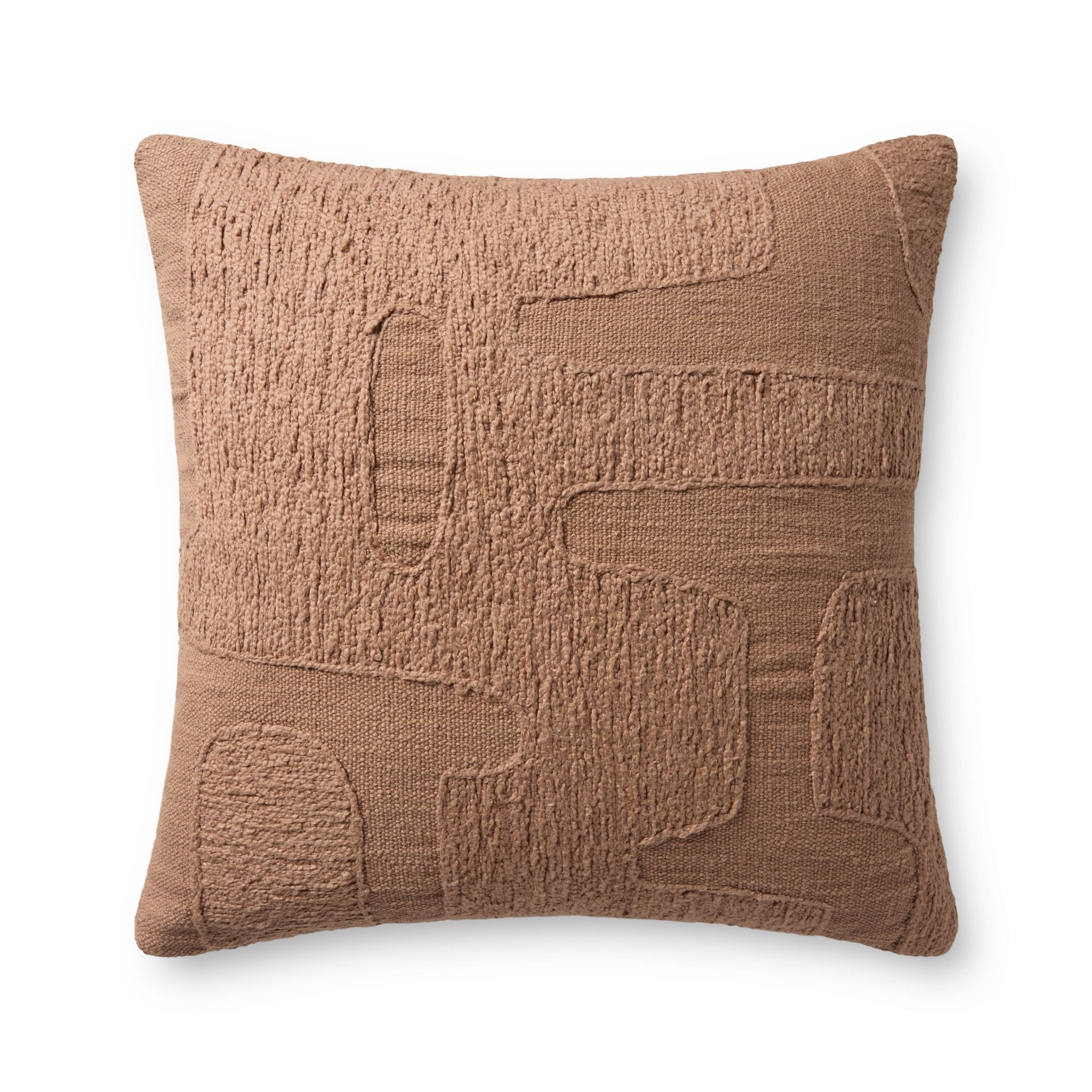Brigette Romanek x Loloi Blush 22'' x 22'' Cover Only Pillow White Cliff Studio Throw Pillows