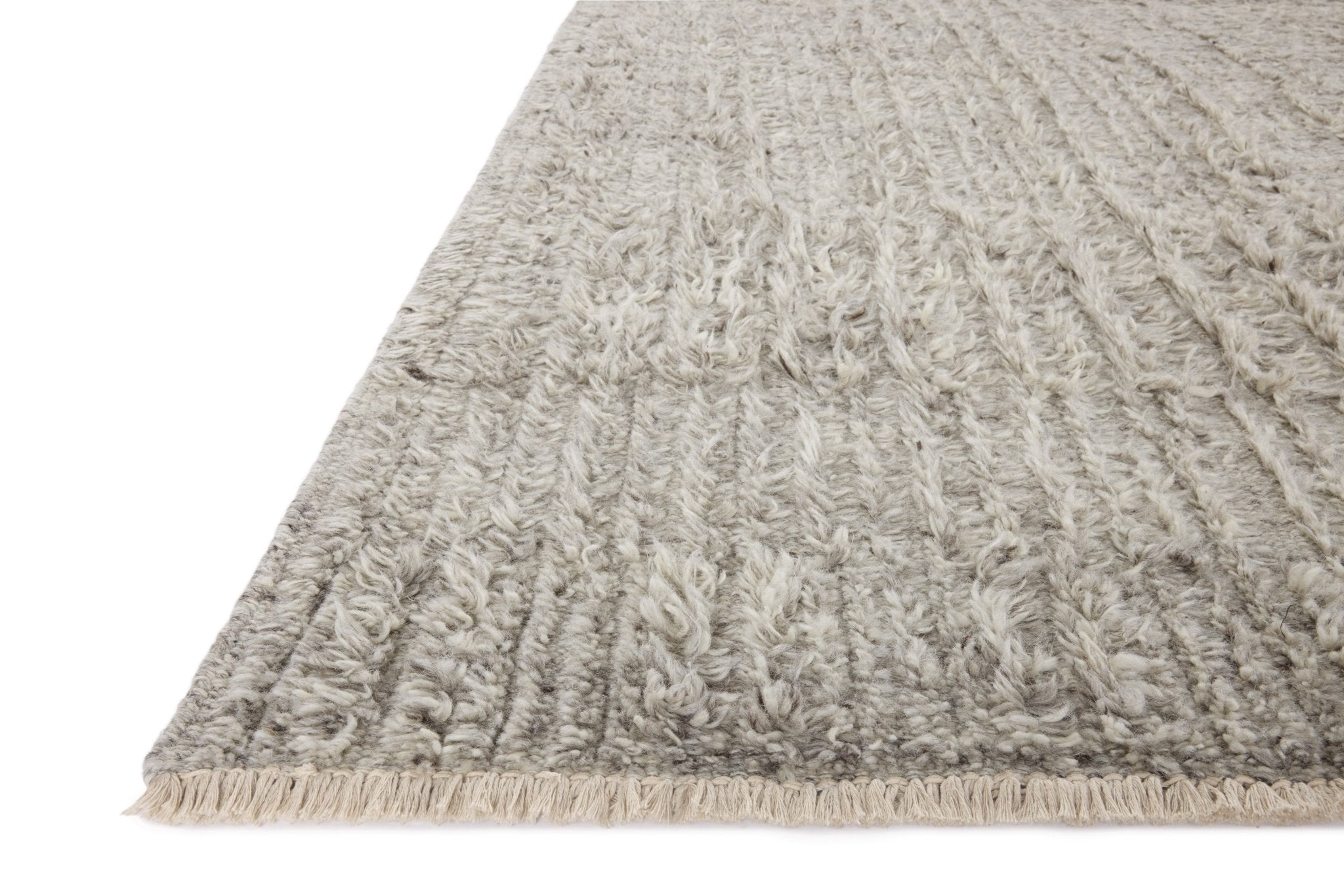 Brigette Romanek x Loloi Dana Grey 11' - 6" x 15' Area Rug White Cliff Studio Area Rugs