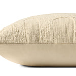Brigette Romanek x Loloi Ivory 22'' x 22'' Cover Only Pillow White Cliff Studio Throw Pillows