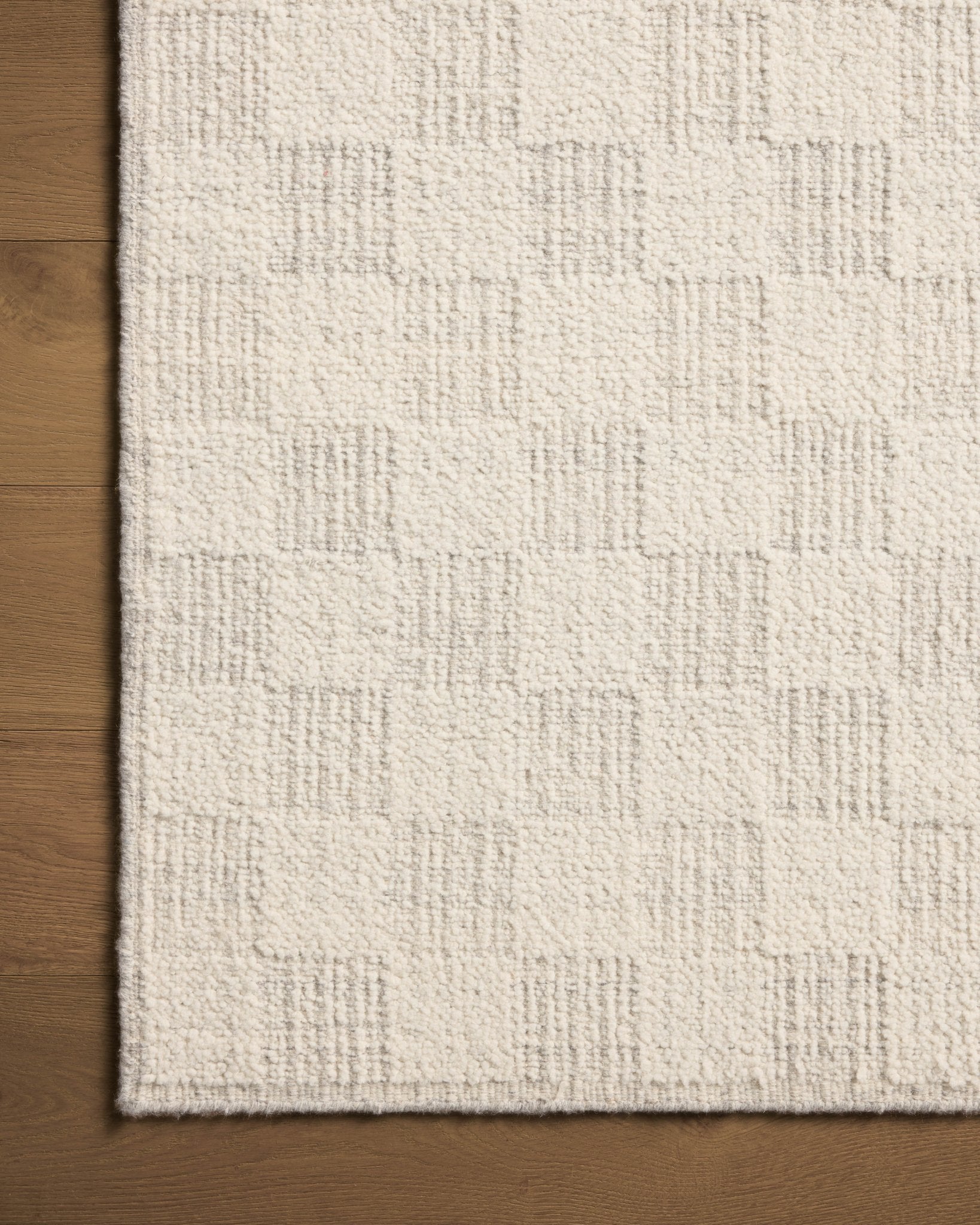 Brigette Romanek x Loloi Knox Ivory / Silver 11' - 6" x 15' Area Rug White Cliff Studio Area Rugs