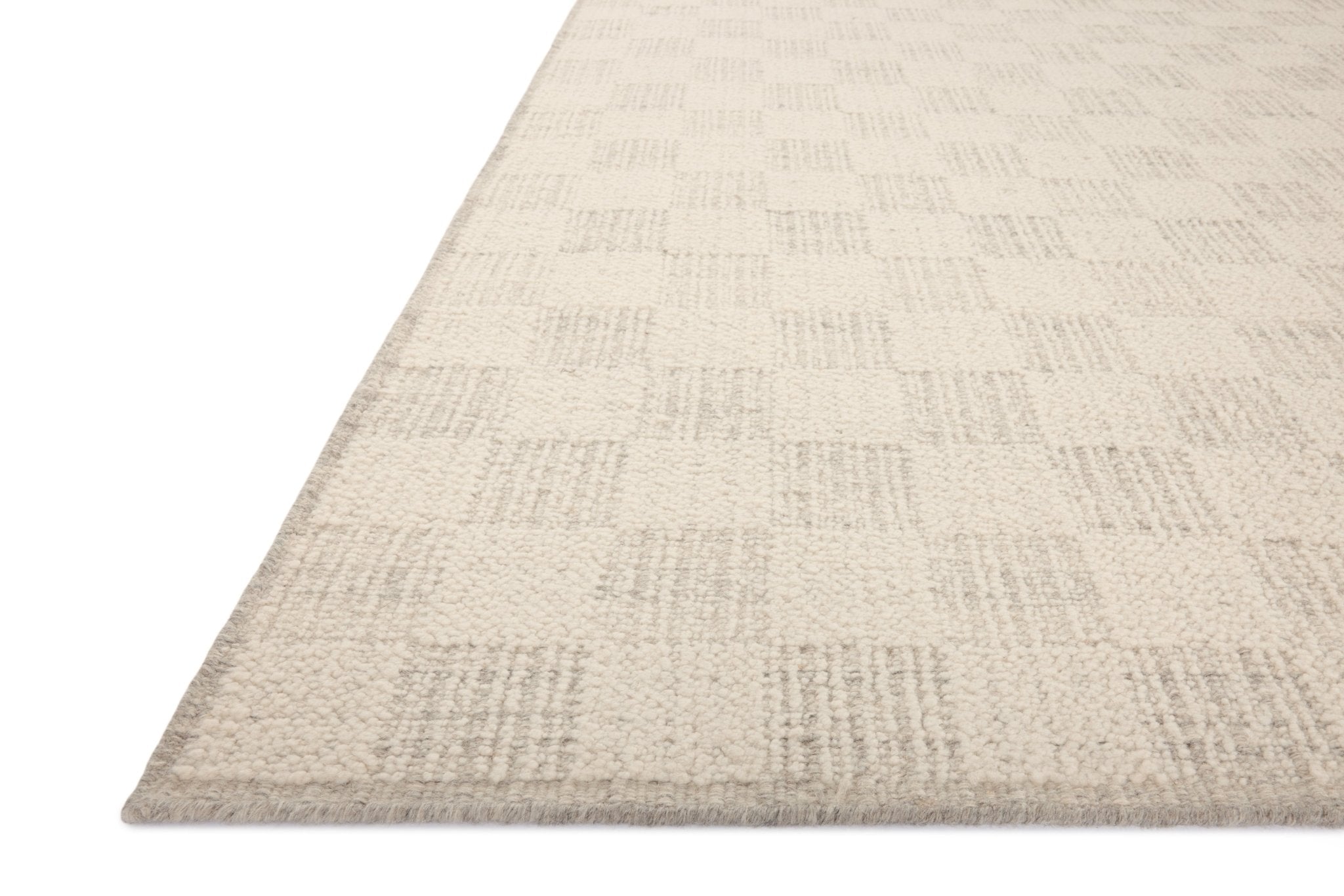 Brigette Romanek x Loloi Knox Ivory / Silver 11' - 6" x 15' Area Rug White Cliff Studio Area Rugs