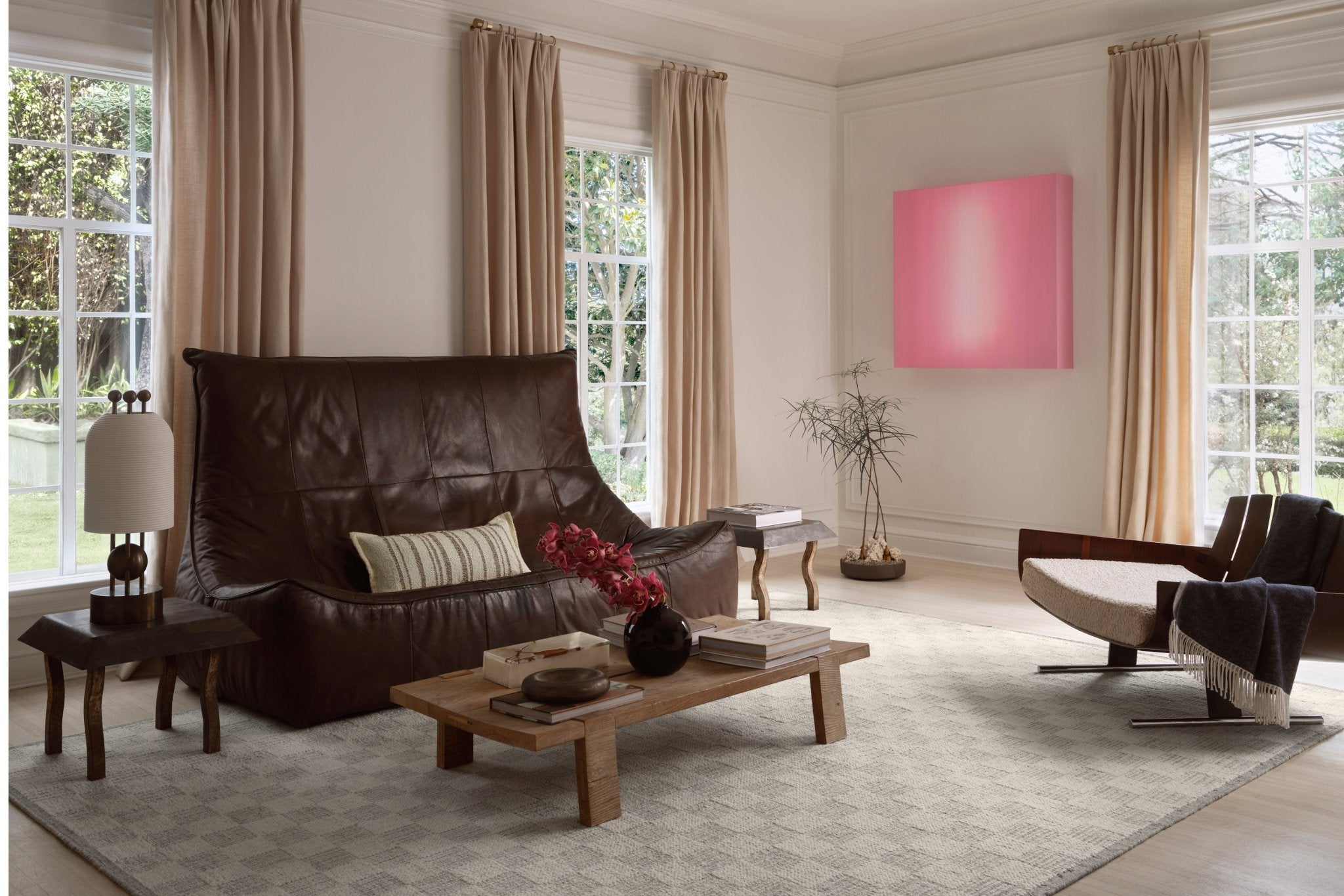 Brigette Romanek x Loloi Knox Ivory / Sky 11' - 6" x 15' Area Rug White Cliff Studio Area Rugs