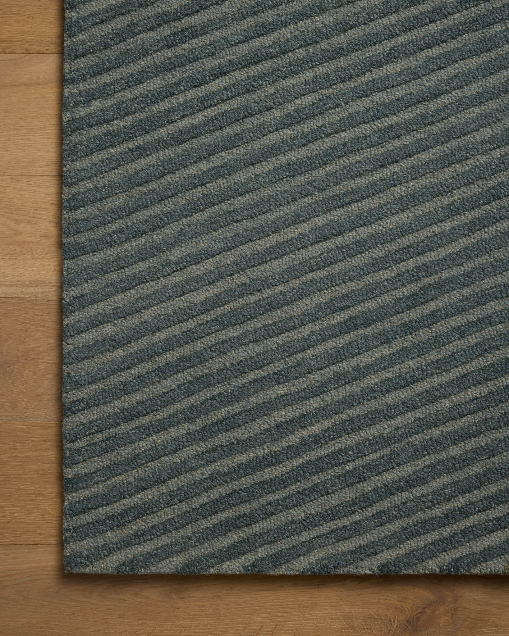 Brigette Romanek x Loloi Madi Denim / Multi Rug White Cliff Studio Area Rugs