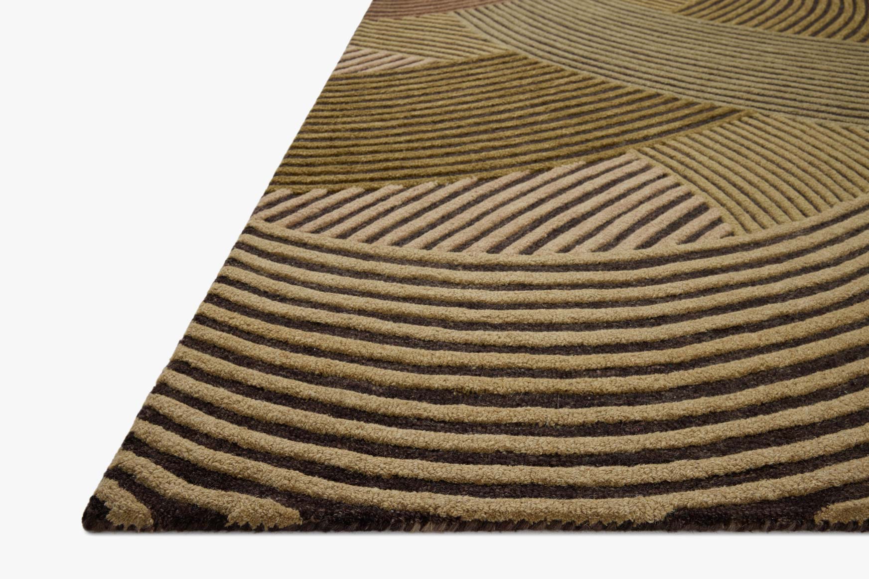 Brigette Romanek x Loloi Madi Espresso / Multi Rug White Cliff Studio Area Rugs