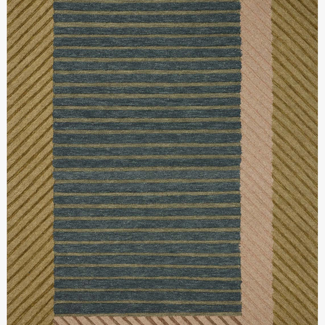 Brigette Romanek x Loloi Madi Green / Multi Rug White Cliff Studio Area Rugs