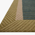 Brigette Romanek x Loloi Madi Green / Multi Rug White Cliff Studio Area Rugs