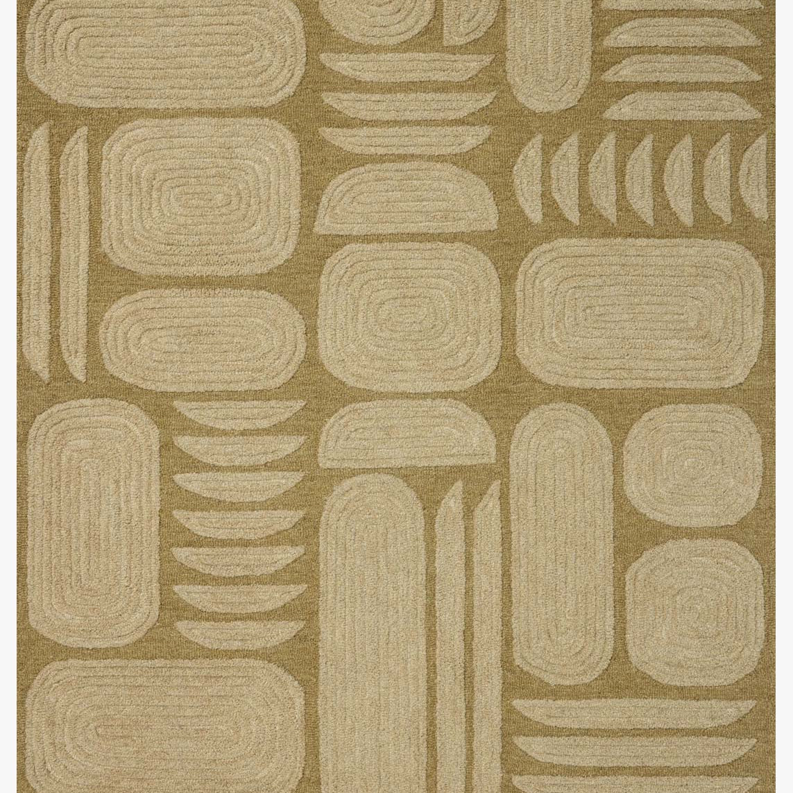 Brigette Romanek x Loloi Madi Light Olive / Oatmeal Rug White Cliff Studio Area Rugs