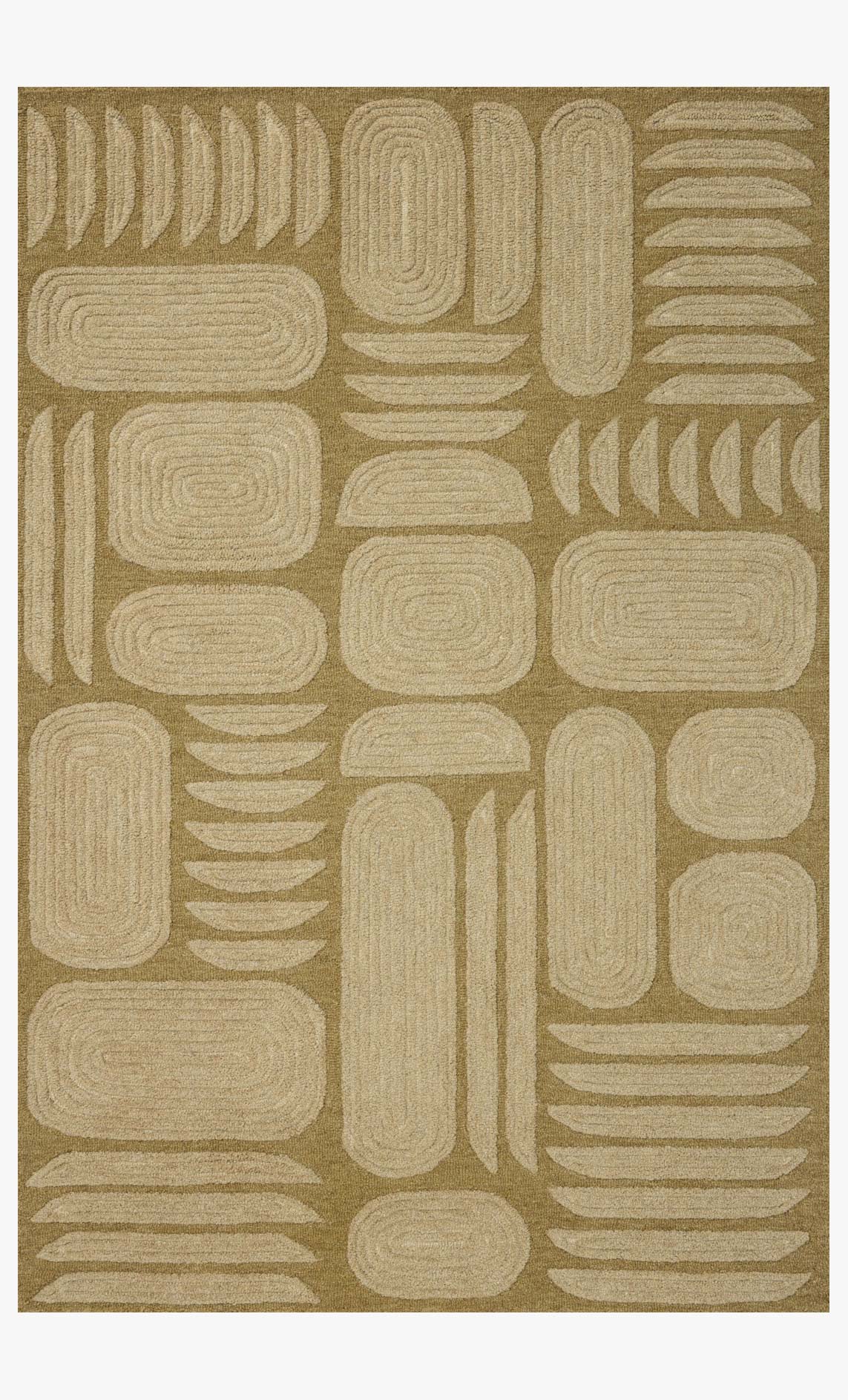Brigette Romanek x Loloi Madi Light Olive / Oatmeal Rug White Cliff Studio Area Rugs