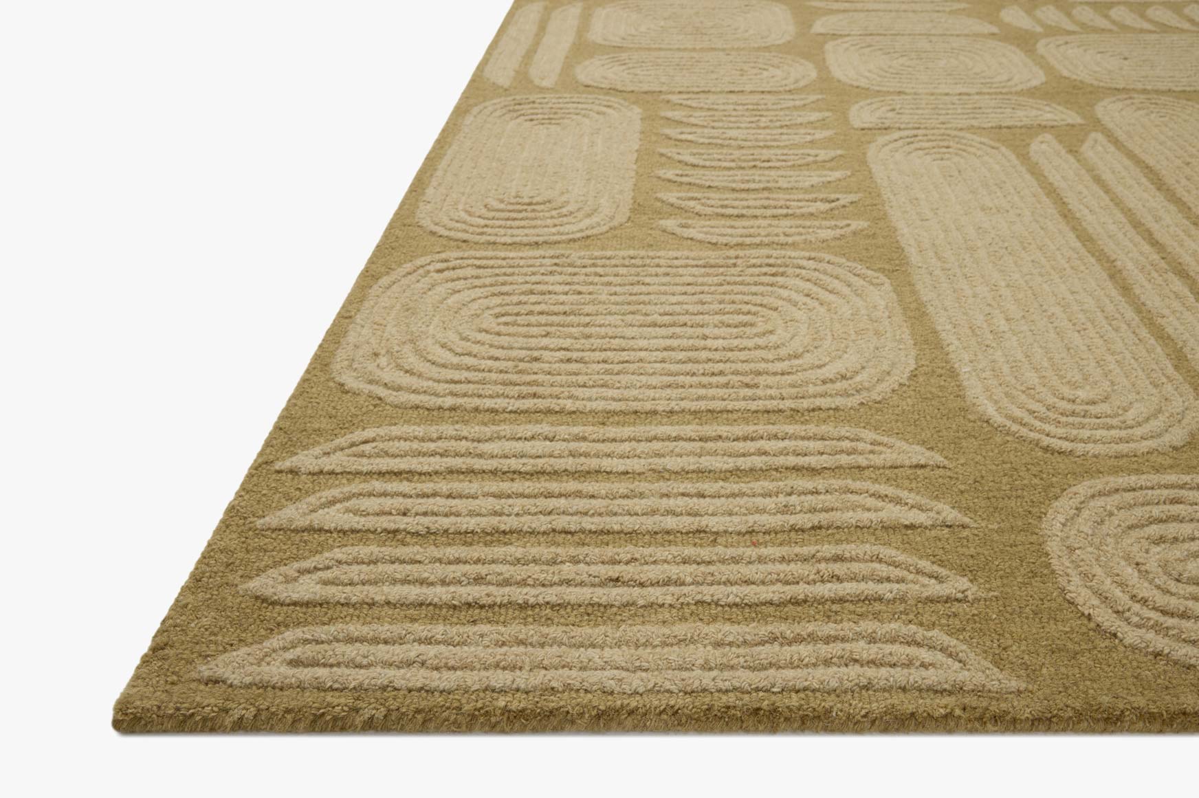 Brigette Romanek x Loloi Madi Light Olive / Oatmeal Rug White Cliff Studio Area Rugs