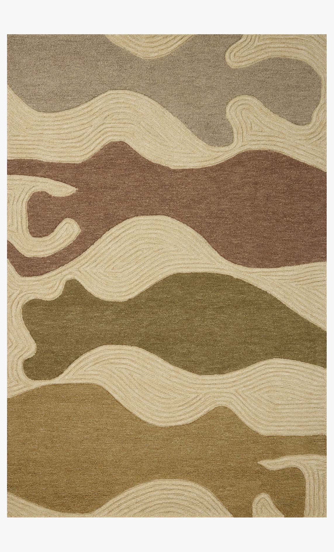 Brigette Romanek x Loloi Madi Linen / Multi Rug White Cliff Studio Area Rugs