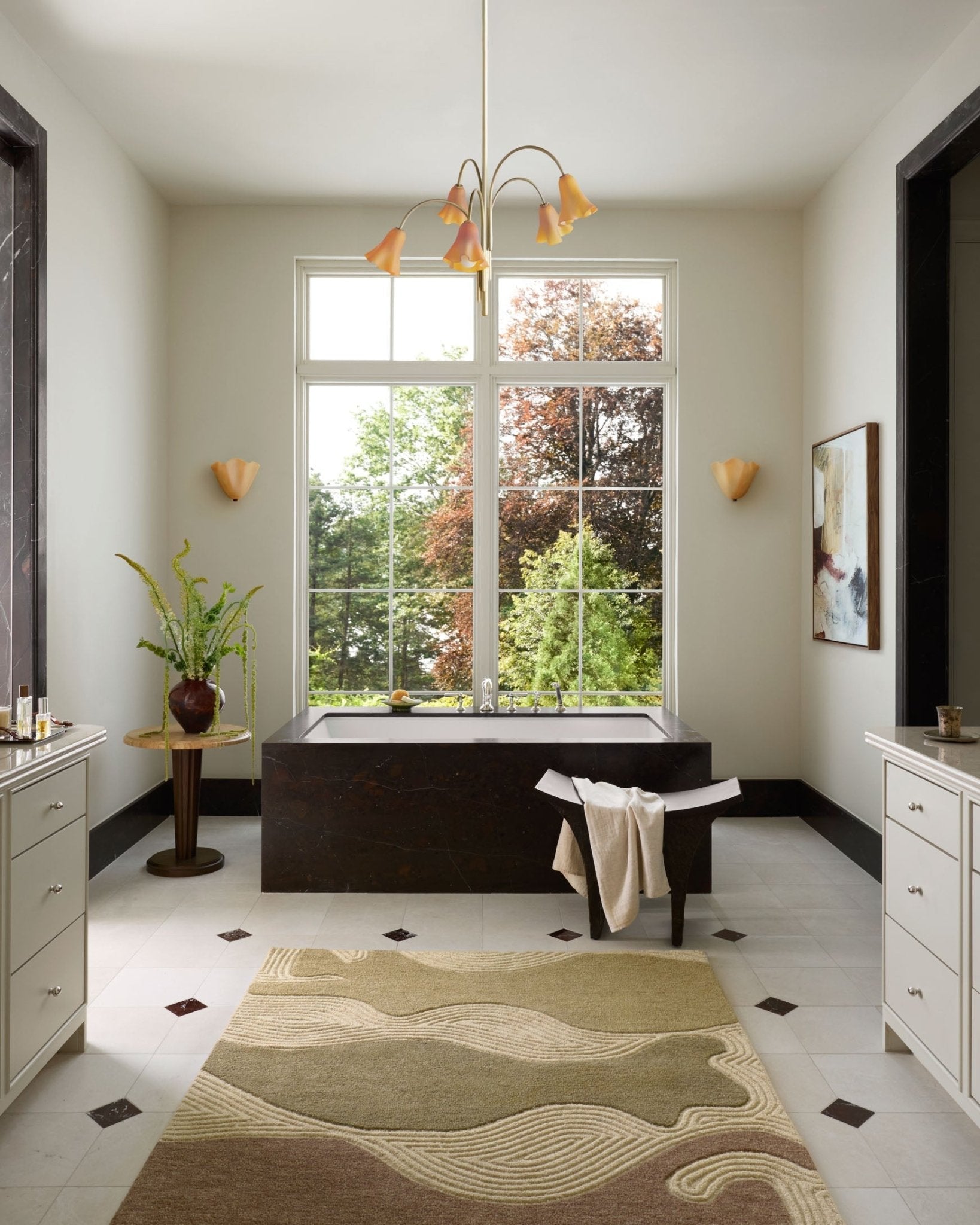 Brigette Romanek x Loloi Madi Linen / Multi Rug White Cliff Studio Area Rugs