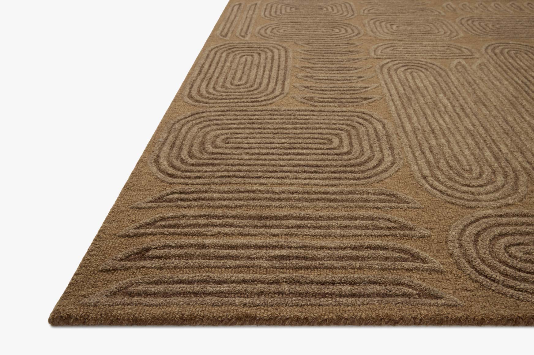 Brigette Romanek x Loloi Madi Mocha / Cocoa Rug White Cliff Studio Area Rugs