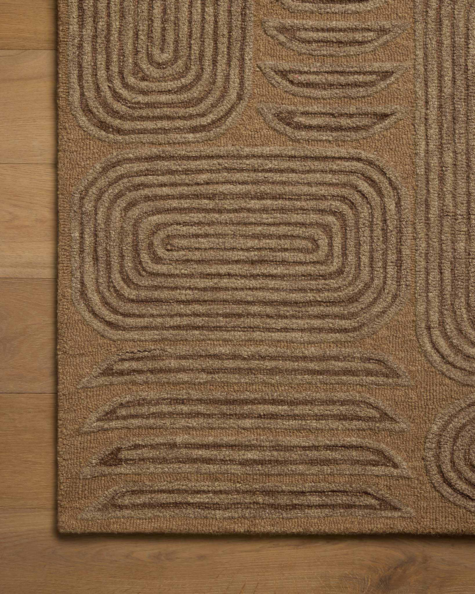 Brigette Romanek x Loloi Madi Mocha / Cocoa Rug White Cliff Studio Area Rugs