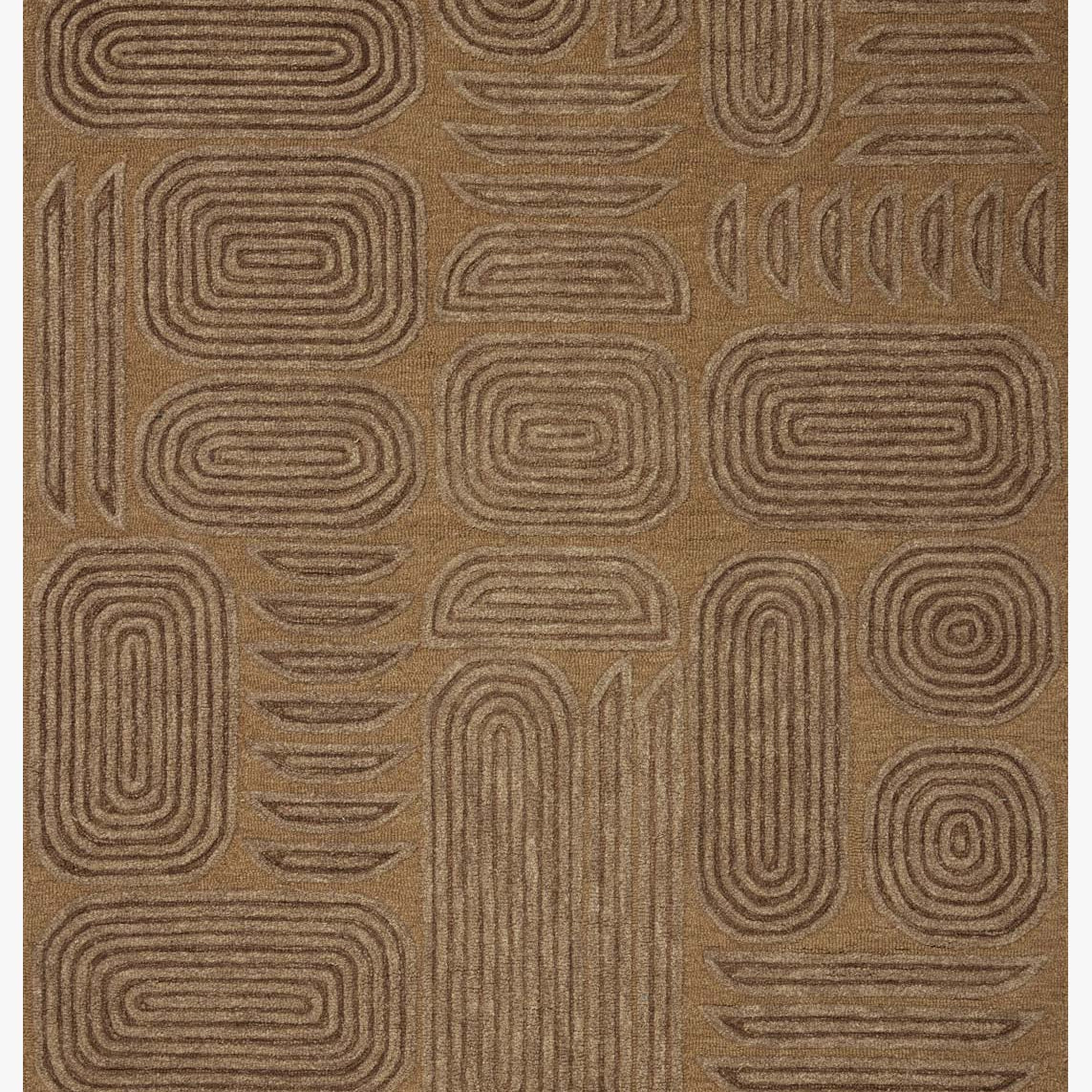 Brigette Romanek x Loloi Madi Mocha / Cocoa Rug White Cliff Studio Area Rugs