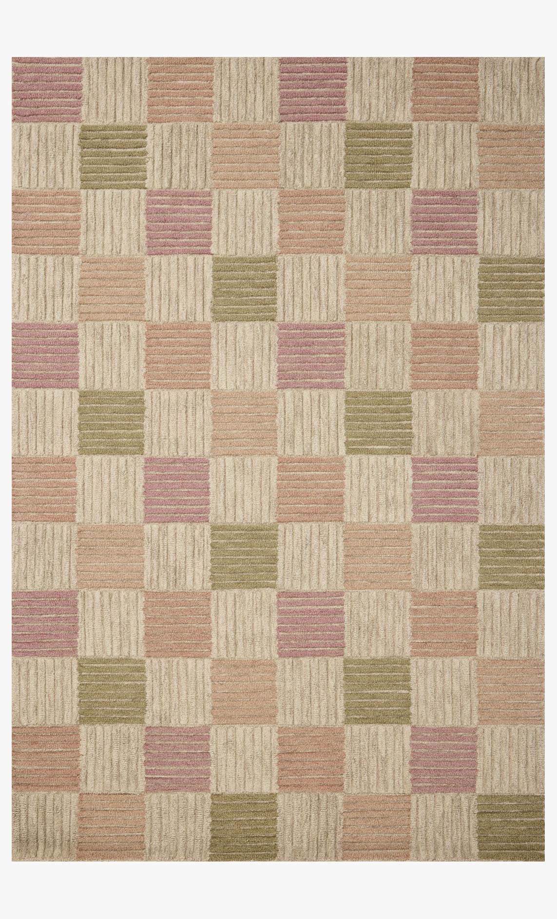 Brigette Romanek x Loloi Madi Natural / Multi Rug White Cliff Studio Area Rugs