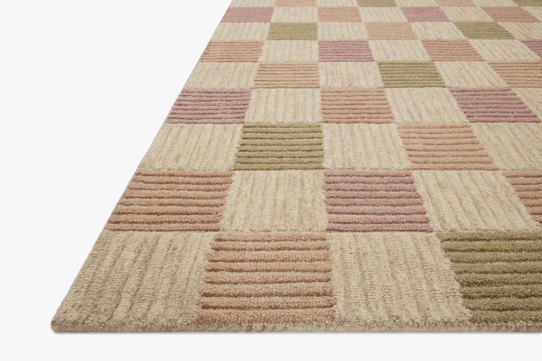 Brigette Romanek x Loloi Madi Natural / Multi Rug White Cliff Studio Area Rugs