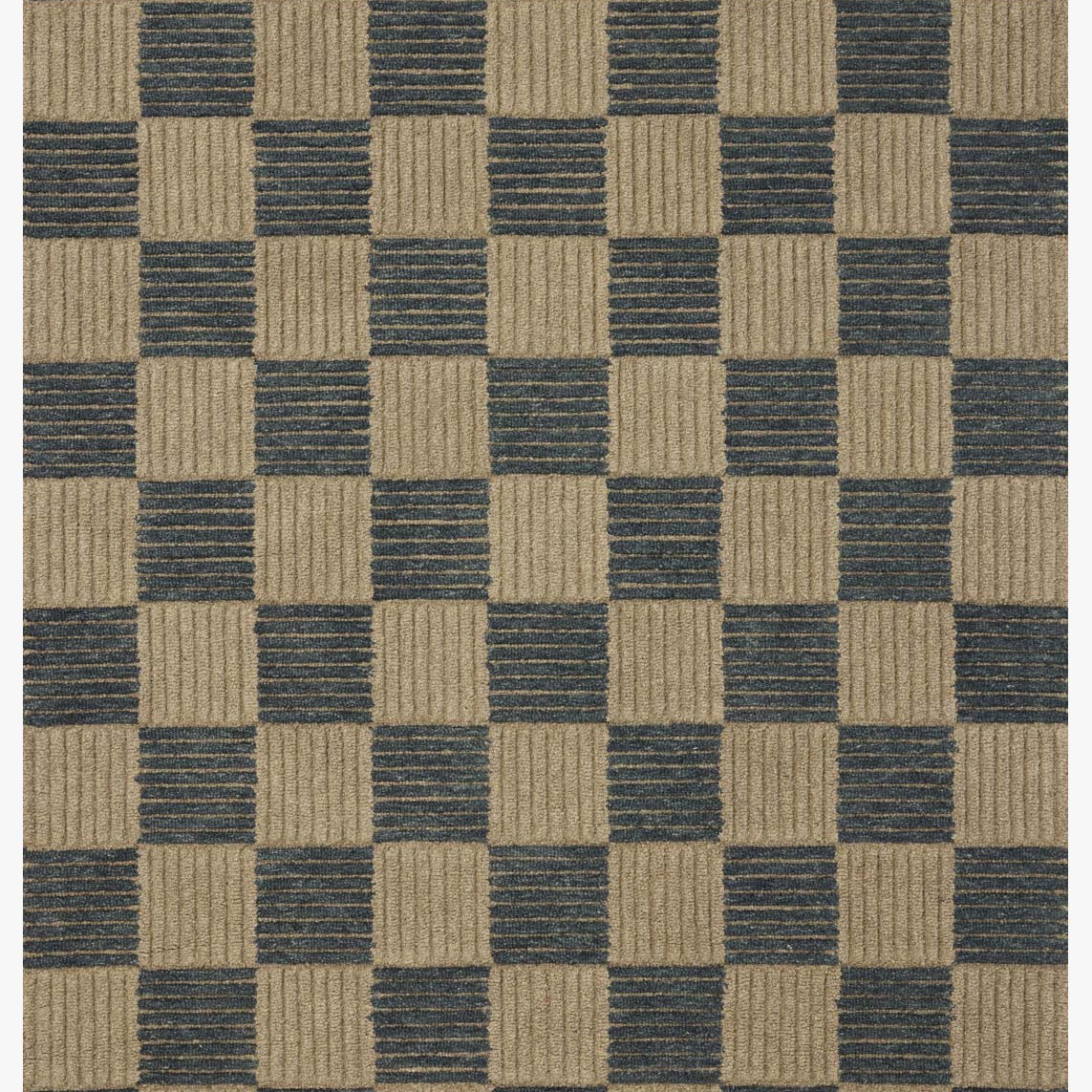 Brigette Romanek x Loloi Madi Taupe / Navy Rug White Cliff Studio Area Rugs