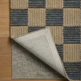 Brigette Romanek x Loloi Madi Taupe / Navy Rug White Cliff Studio Area Rugs
