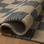 Brigette Romanek x Loloi Madi Taupe / Navy Rug White Cliff Studio Area Rugs