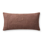 Brigette Romanek x Loloi Mauve 12'' x 27'' Cover Only Pillow White Cliff Studio Throw Pillows