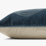 Brigette Romanek x Loloi PBR0004 Navy / Blue Pillow White Cliff Studio Throw Pillows