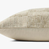 Brigette Romanek x Loloi PBR0007 Beige / Natural Pillow White Cliff Studio Throw Pillows