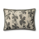 Brigette Romanek x Loloi PBR0008 Charcoal / Natural Pillow White Cliff Studio Throw Pillows